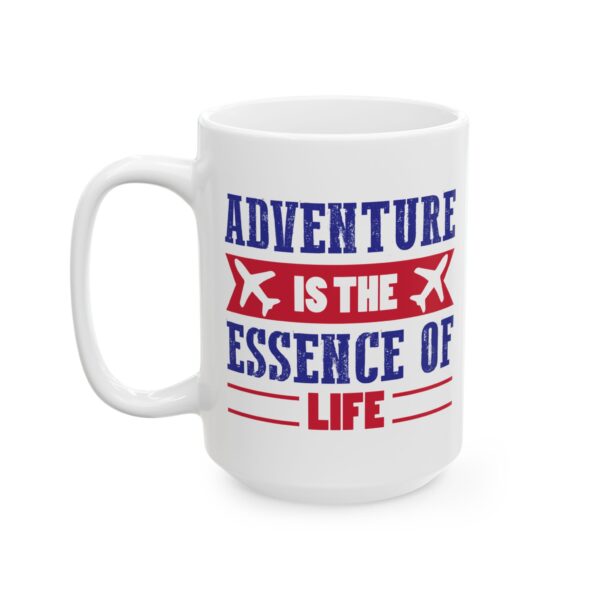 Adventure Is the Essence of Life Pilot Mug – Aviation Gift Coffee Mug – 11oz/15oz Ceramic Mug