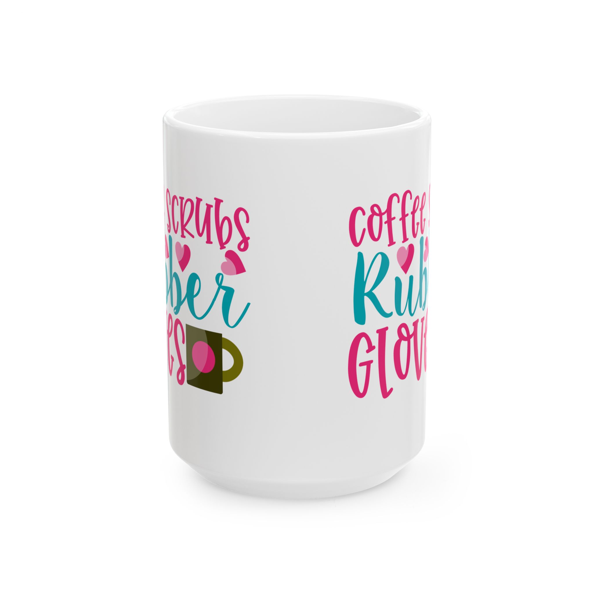 Coffee Scrubs Rubber Gloves – Medical Coffee Mug – 11oz/15oz Ceramic Mug - Image 7