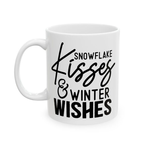 5301555026040861614_2048.jpeg Snowflake Kisses and Winter Wishes Winter Mug – Cozy Winter Coffee Mug – 11oz/15oz Ceramic Mug