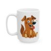 5361767077796631899_2048.jpeg Happy Orange Dog Dog Lover Mug – Cute Cartoon Puppy Coffee Mug – 11oz/15oz Ceramic Mug