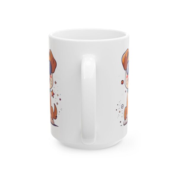 5494258882126009684_2048.jpeg Puppy with Round Sunglasses Dog Lover Mug – Cute Cartoon Puppy Coffee Mug – 11oz/15oz Ceramic Mug