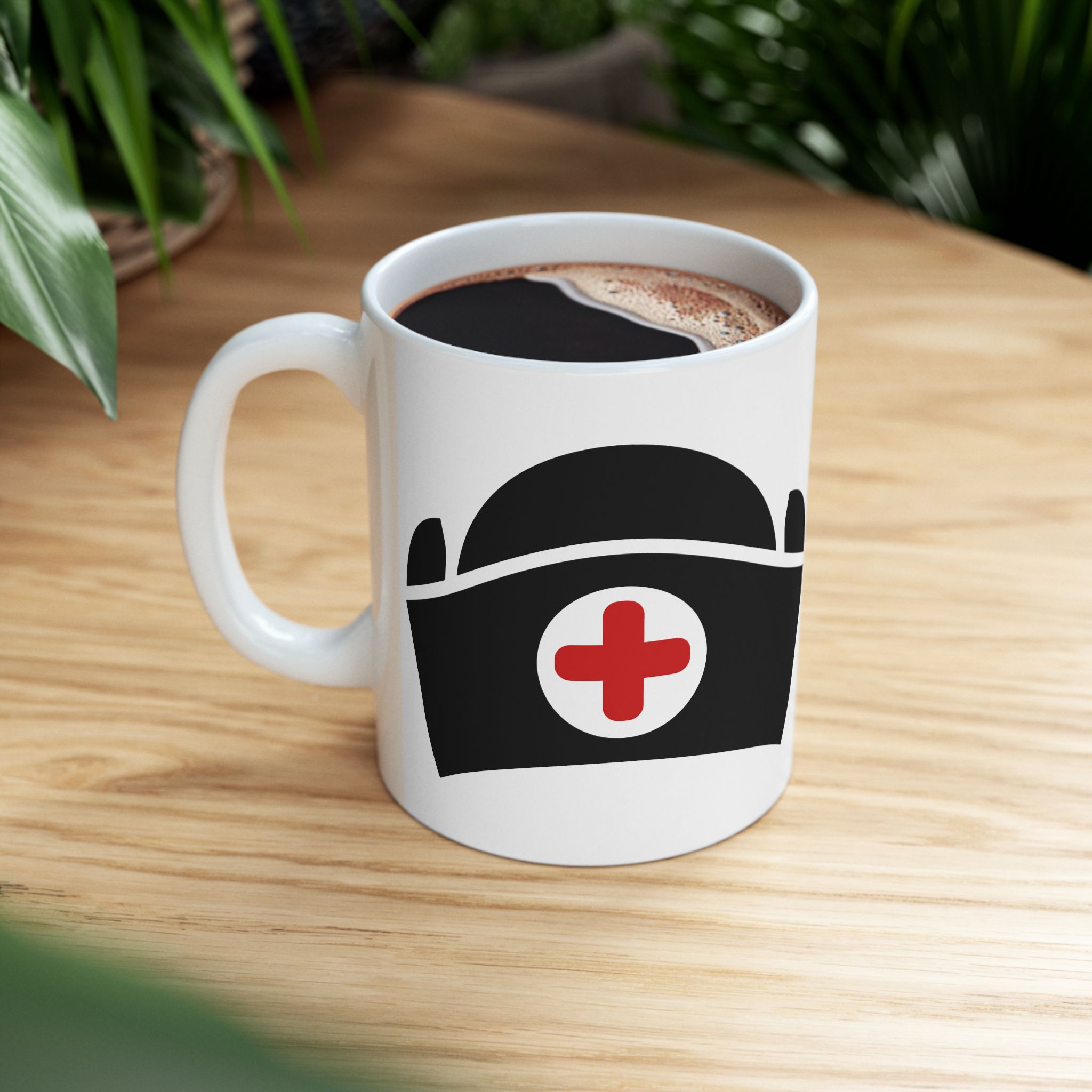 Nurse Hat– Medical Coffee Mug – 11oz/15oz Ceramic Mug - Image 5