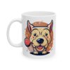 5812385781170561633_2048.jpeg Tough Bulldog with Bubble Dog Lover Mug – Cute Cartoon Puppy Coffee Mug – 11oz/15oz Ceramic Mug