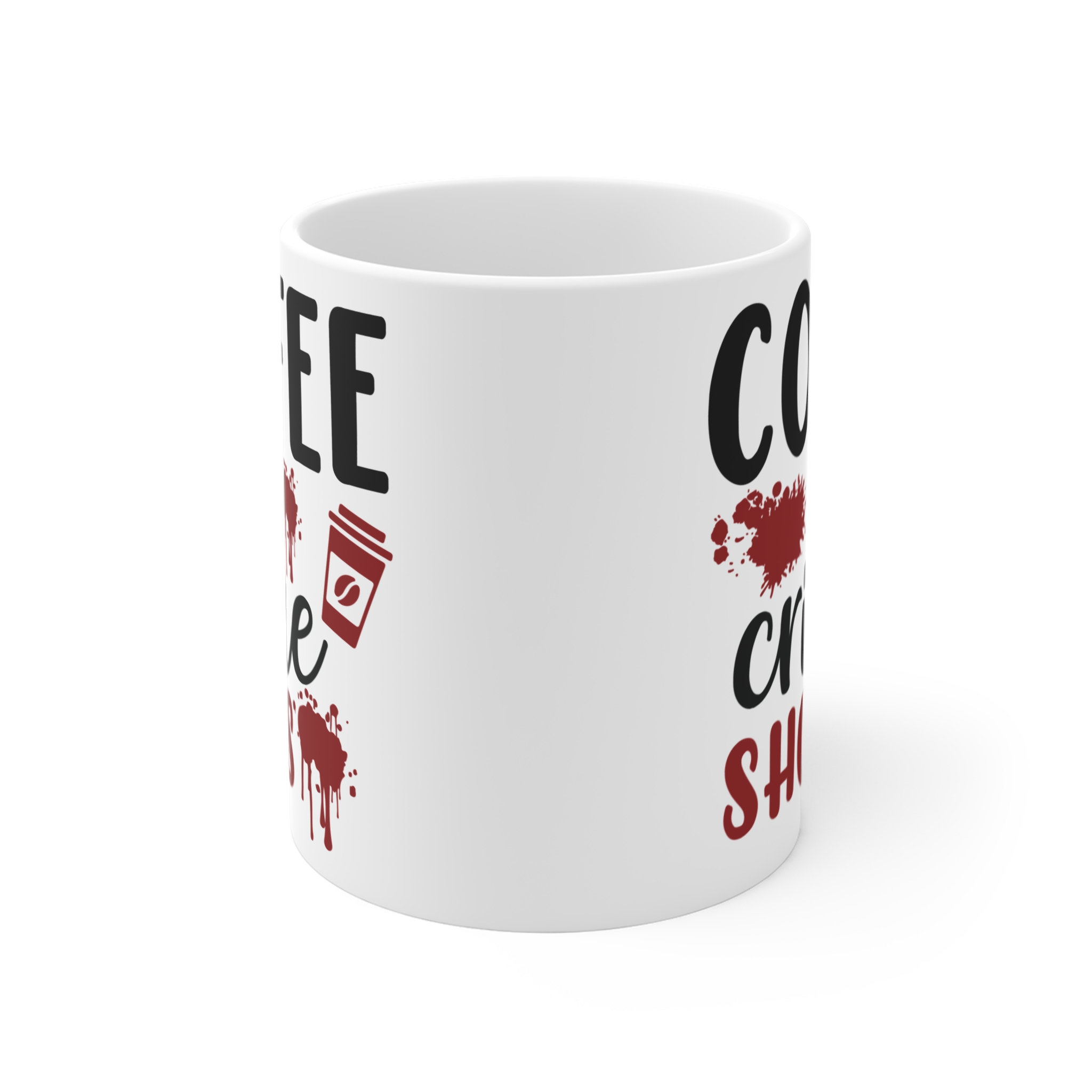 Coffee & Crime Shows Mug — True Crime Lover 11oz Coffee Cup - Image 3