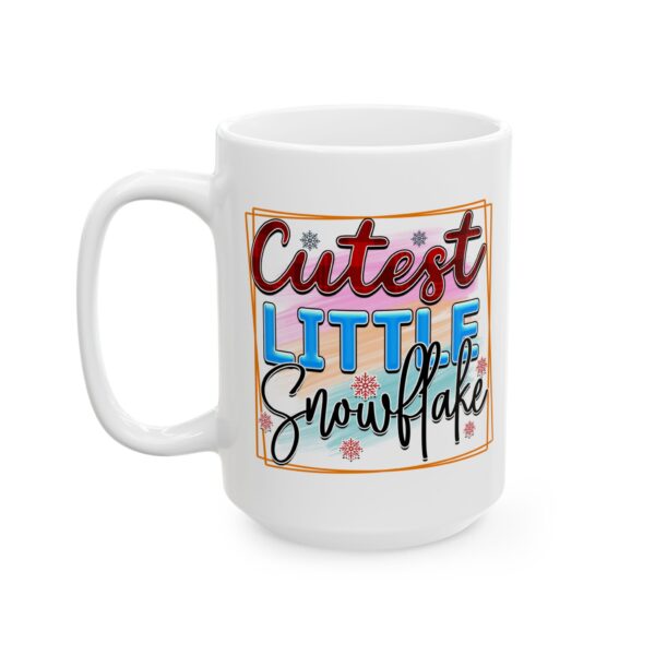 5896197114791230733_2048.jpeg Cutest Little Snowflake Colorful Winter Mug – Cozy Winter Coffee Mug – 11oz/15oz Ceramic Mug