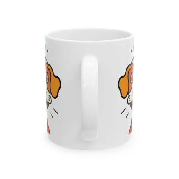 6240453409942792018_2048.jpeg Laughing Orange Hound Dog Lover Mug – Cute Cartoon Puppy Coffee Mug – 11oz/15oz Ceramic Mug