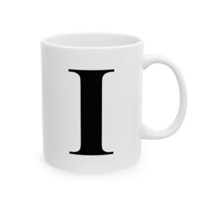 6426306617845324608_2048-1.jpeg Letter I Monogram Mug – Initial Alphabet Coffee Mug – 11oz/15oz Ceramic Mug