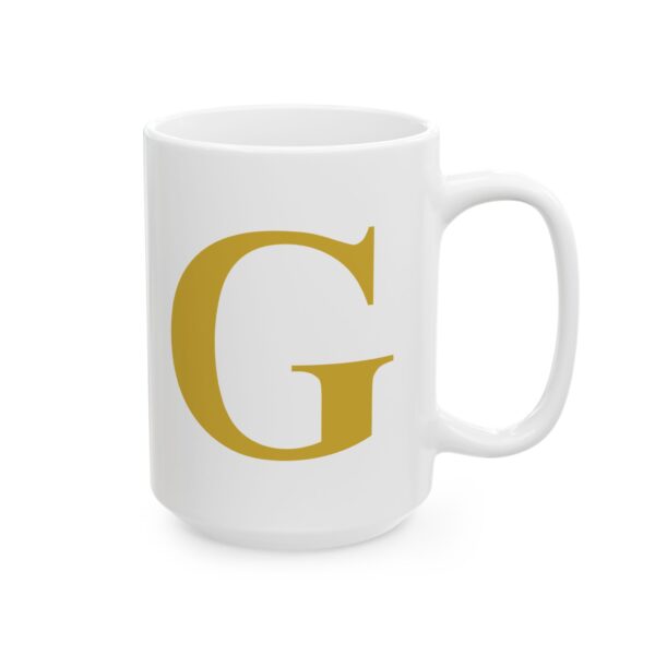 6433785509095538645_2048-1.jpeg Gold Letter G Monogram Mug – Gold Initial Alphabet Coffee Mug – 11oz/15oz Ceramic Mug