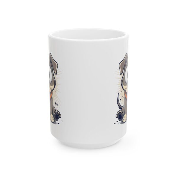 6479888781700876182_2048.jpeg Wide-Eyed Cartoon Puppy Dog Lover Mug – Cute Cartoon Puppy Coffee Mug – 11oz/15oz Ceramic Mug