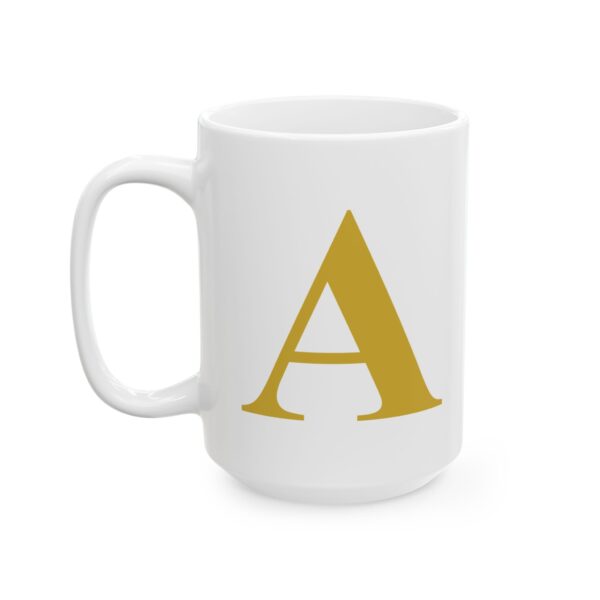 6524697112979793648_2048-1.jpeg Gold Letter A Monogram Mug – Gold Initial Alphabet Coffee Mug – 11oz/15oz Ceramic Mug