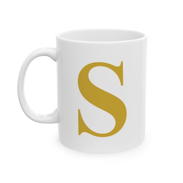 6594529067280460801_2048-2.jpeg Gold Letter S Monogram Mug – Gold Initial Alphabet Coffee Mug – 11oz/15oz Ceramic Mug