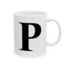 6674250653950928473_2048.jpeg Letter P Monogram Mug – Initial Alphabet Coffee Mug – 11oz/15oz Ceramic Mug