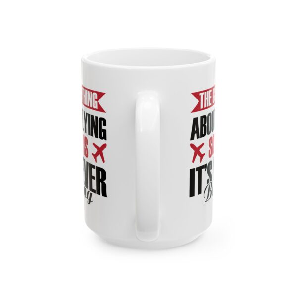 The Good Thing About Flying Solo Pilot Mug – Aviation Gift Coffee Mug – 11oz/15oz Ceramic Mug