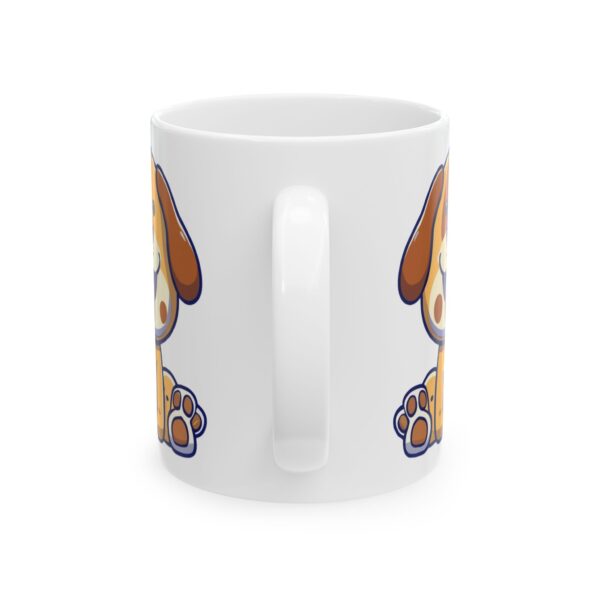 6853747586791056764_2048.jpeg Smiling Puppy with Paws Up Dog Lover Mug – Cute Cartoon Puppy Coffee Mug – 11oz/15oz Ceramic Mug