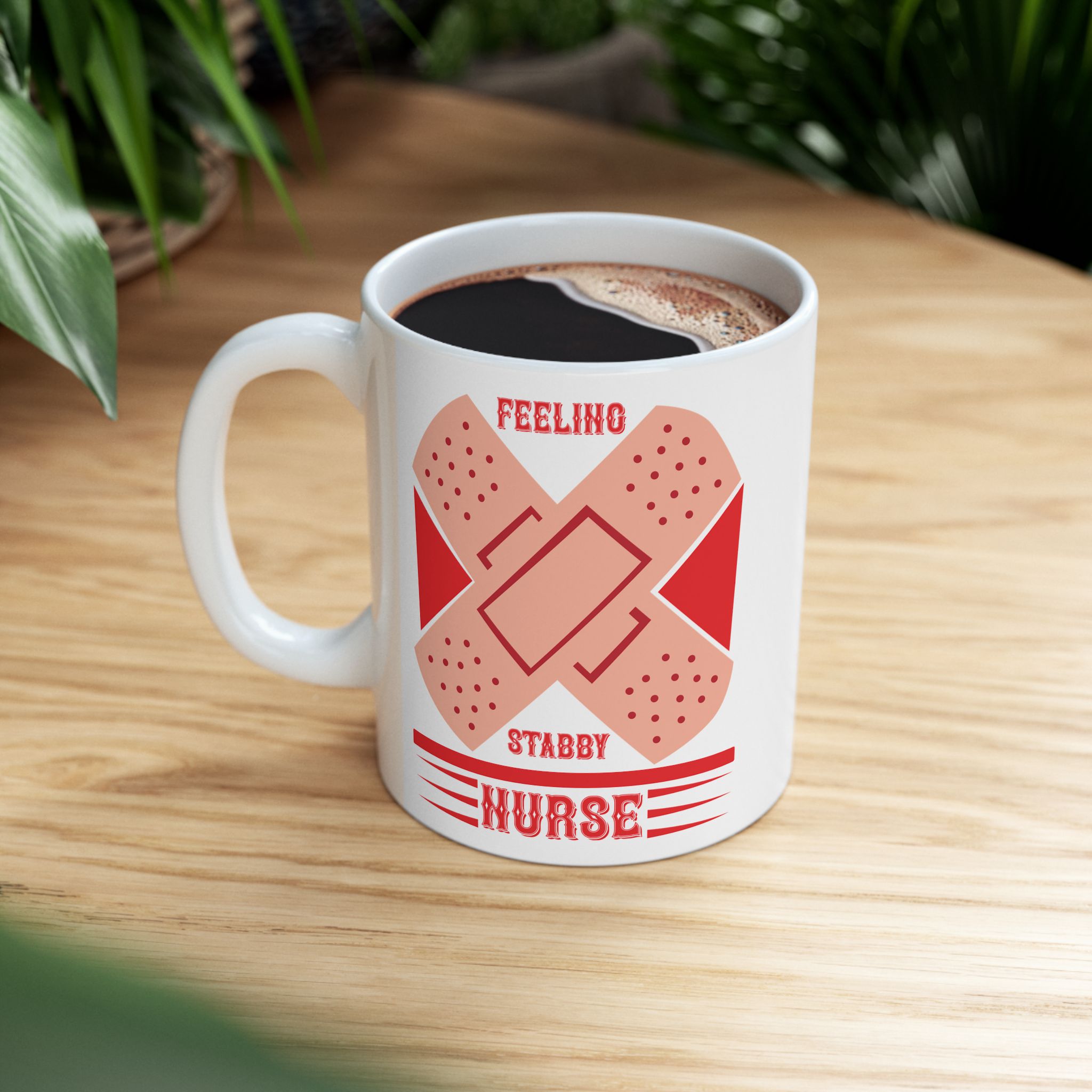 Feeling Stabby Nurse – Medical Coffee Mug – 11oz/15oz Ceramic Mug - Image 5