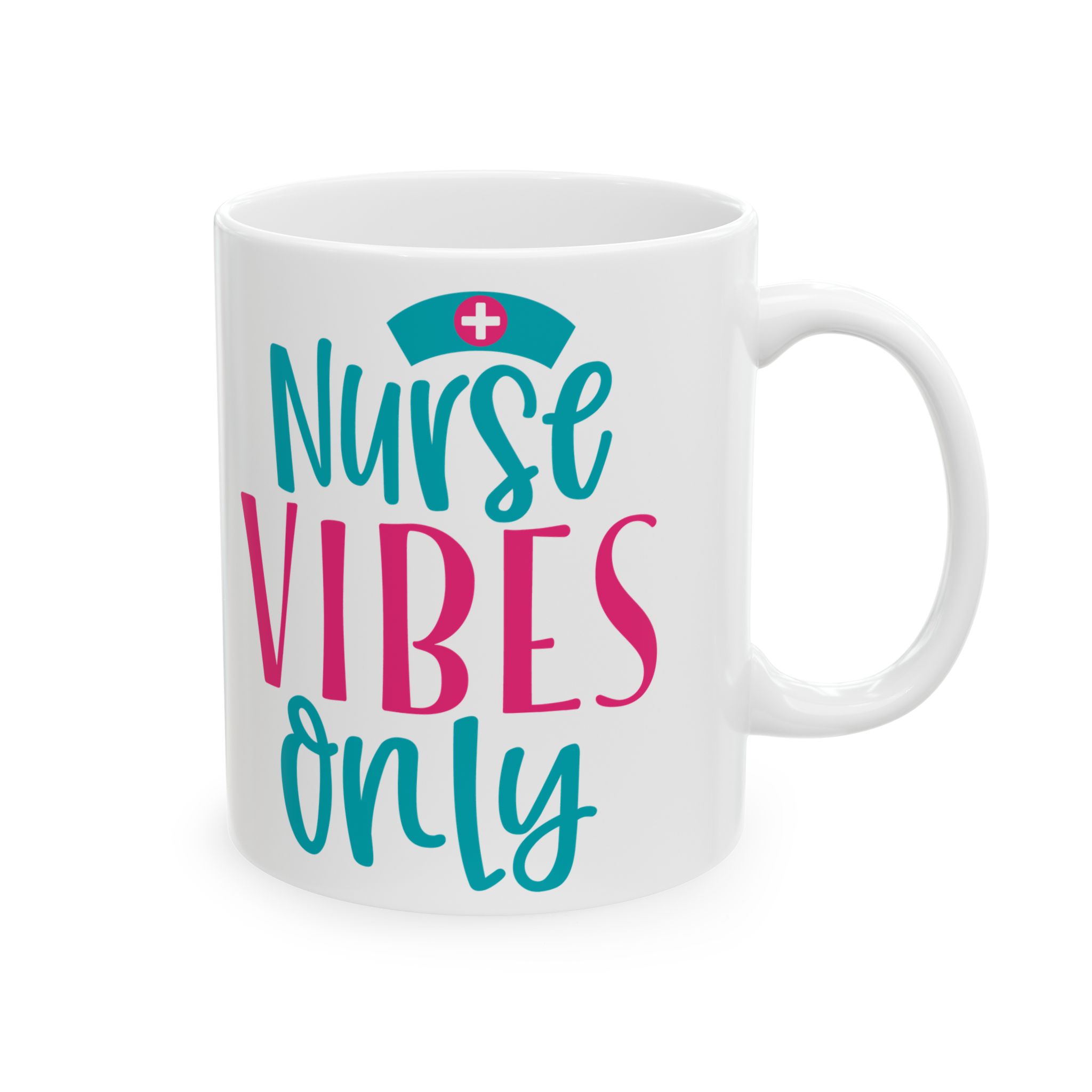 Nurse Vibes Only – Medical Coffee Mug – 11oz/15oz Ceramic Mug