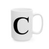 7178677140145196765_2048-1.jpeg Letter C Monogram Mug – Initial Alphabet Coffee Mug – 11oz/15oz Ceramic Mug