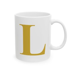 7280487439141009239_2048-1.jpeg Gold Letter L Monogram Mug – Gold Initial Alphabet Coffee Mug – 11oz/15oz Ceramic Mug