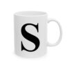 7348178066797678487_2048.jpeg Letter S Monogram Mug – Initial Alphabet Coffee Mug – 11oz/15oz Ceramic Mug