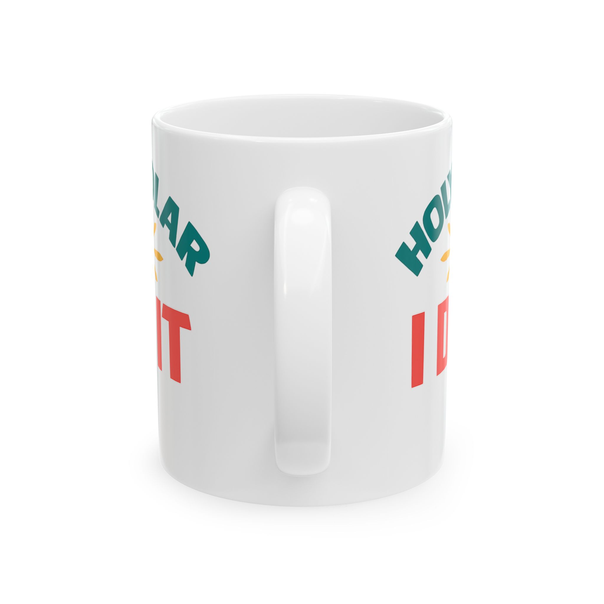 Ceramic Mug — Personalized Funny Dental Humor Mug (‘Holy Molar I Did It’ with Tooth & Molar Graphic) - Image 4