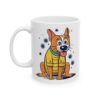 7738734116585166235_2048.jpeg Dog in Yellow Sweater Dog Lover Mug – Cute Cartoon Puppy Coffee Mug – 11oz/15oz Ceramic Mug