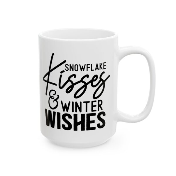 7743037756980269802_2048.jpeg Snowflake Kisses and Winter Wishes Winter Mug – Cozy Winter Coffee Mug – 11oz/15oz Ceramic Mug