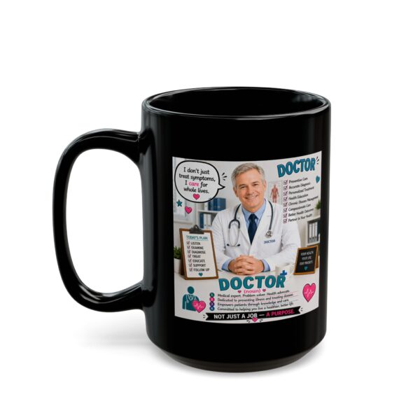 7801756211960074410_2048.jpeg Doctor Noun Not Just a Job a Purpose Mug – Career Gift Coffee Mug – 11oz/15oz Ceramic Mug