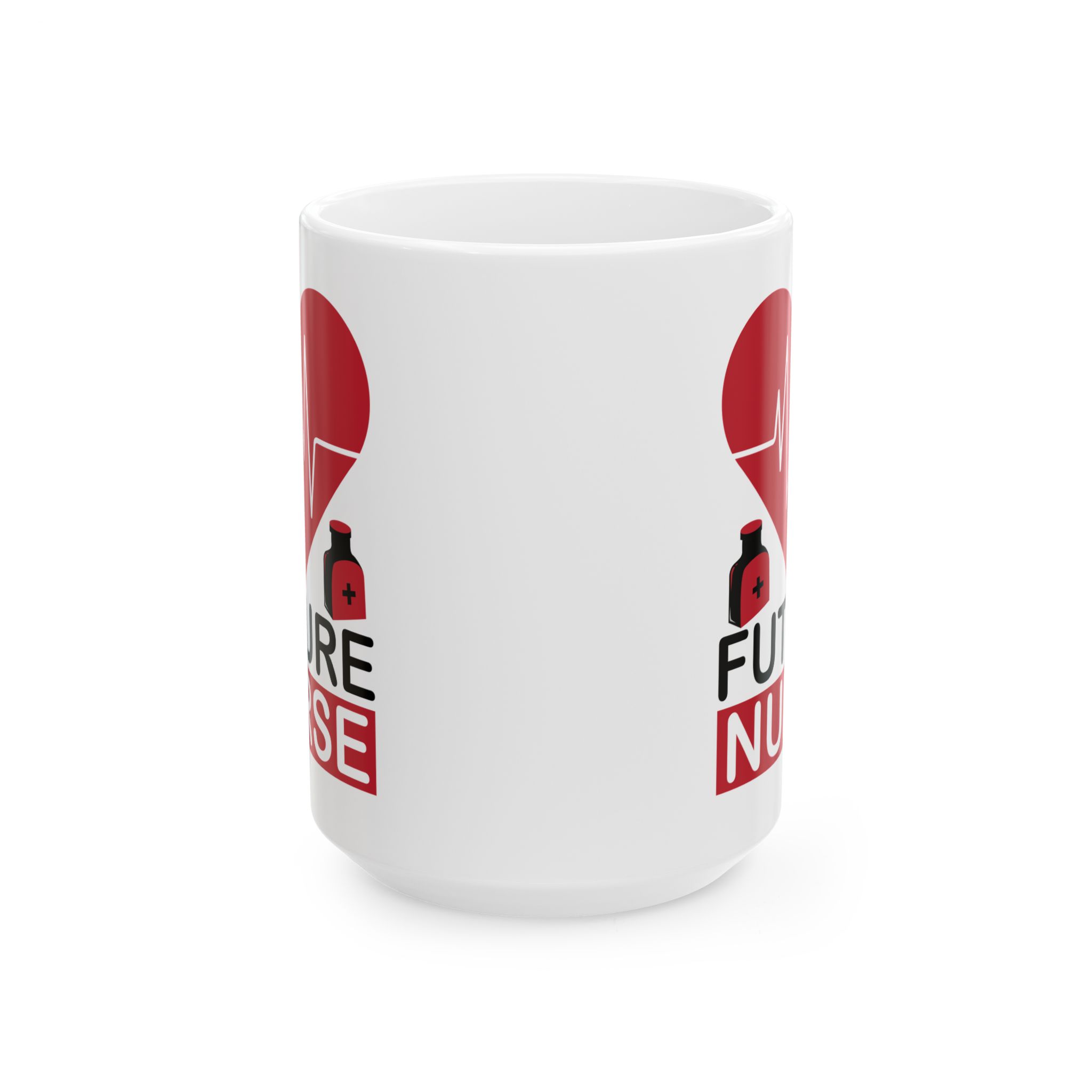 Future Nurse – Medical Coffee Mug – 11oz/15oz Ceramic Mug - Image 7