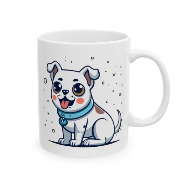 7893964783858636618_2048.jpeg White Spotted Puppy Dog Lover Mug – Cute Cartoon Puppy Coffee Mug – 11oz/15oz Ceramic Mug