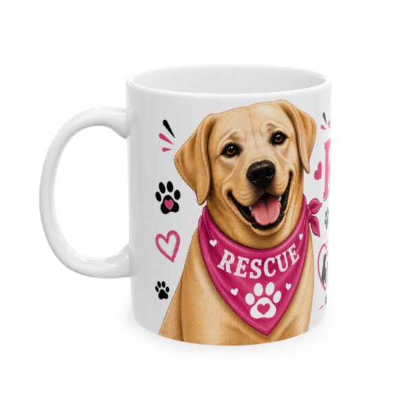 7910947737408655007_2048.jpeg Labrador Retriever Rescue Is My Favorite Breed Dog Lover Mug – Dog Mom Dog Dad Coffee Mug – 11oz/15oz Ceramic Mug