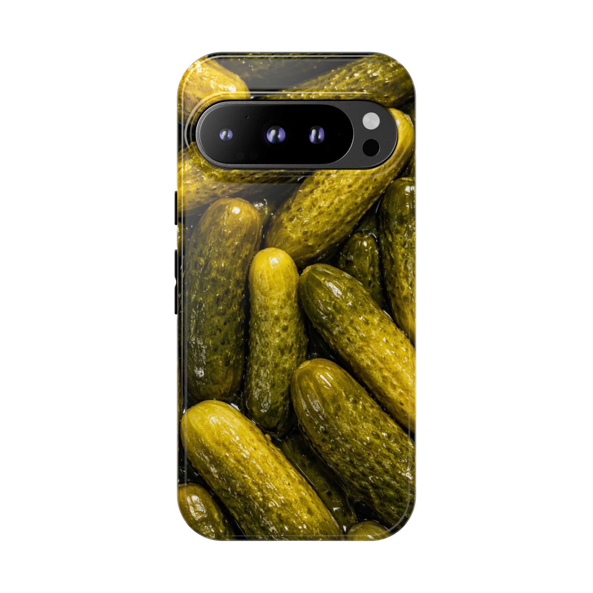 Pickle Pattern Google Pixel Phone Case — Funny Gherkin Protective Cover - Image 47