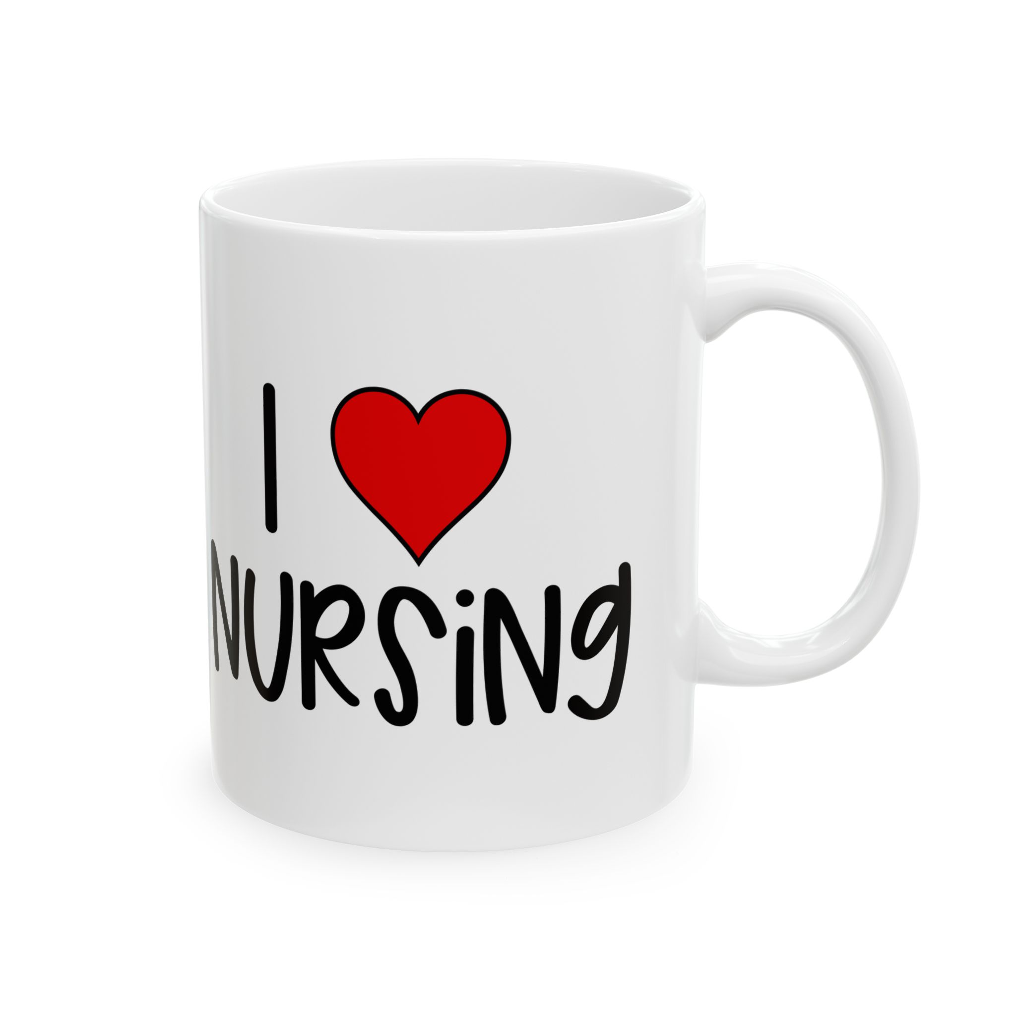 I (Heart) Nursing– Medical Coffee Mug – 11oz/15oz Ceramic Mug