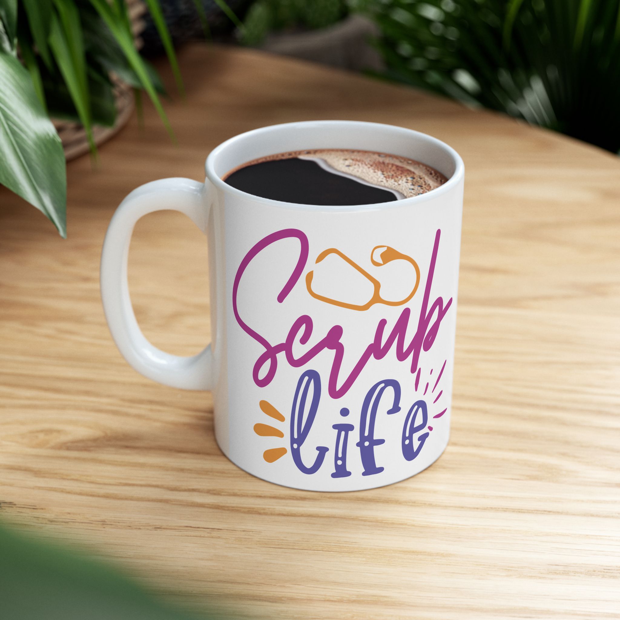 Scrub Life – Medical Coffee Mug – 11oz/15oz Ceramic Mug - Image 5