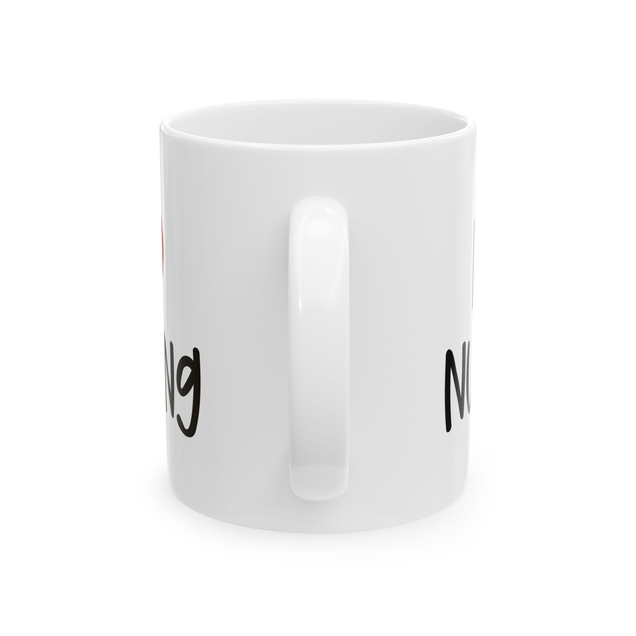 I (Heart) Nursing– Medical Coffee Mug – 11oz/15oz Ceramic Mug - Image 4