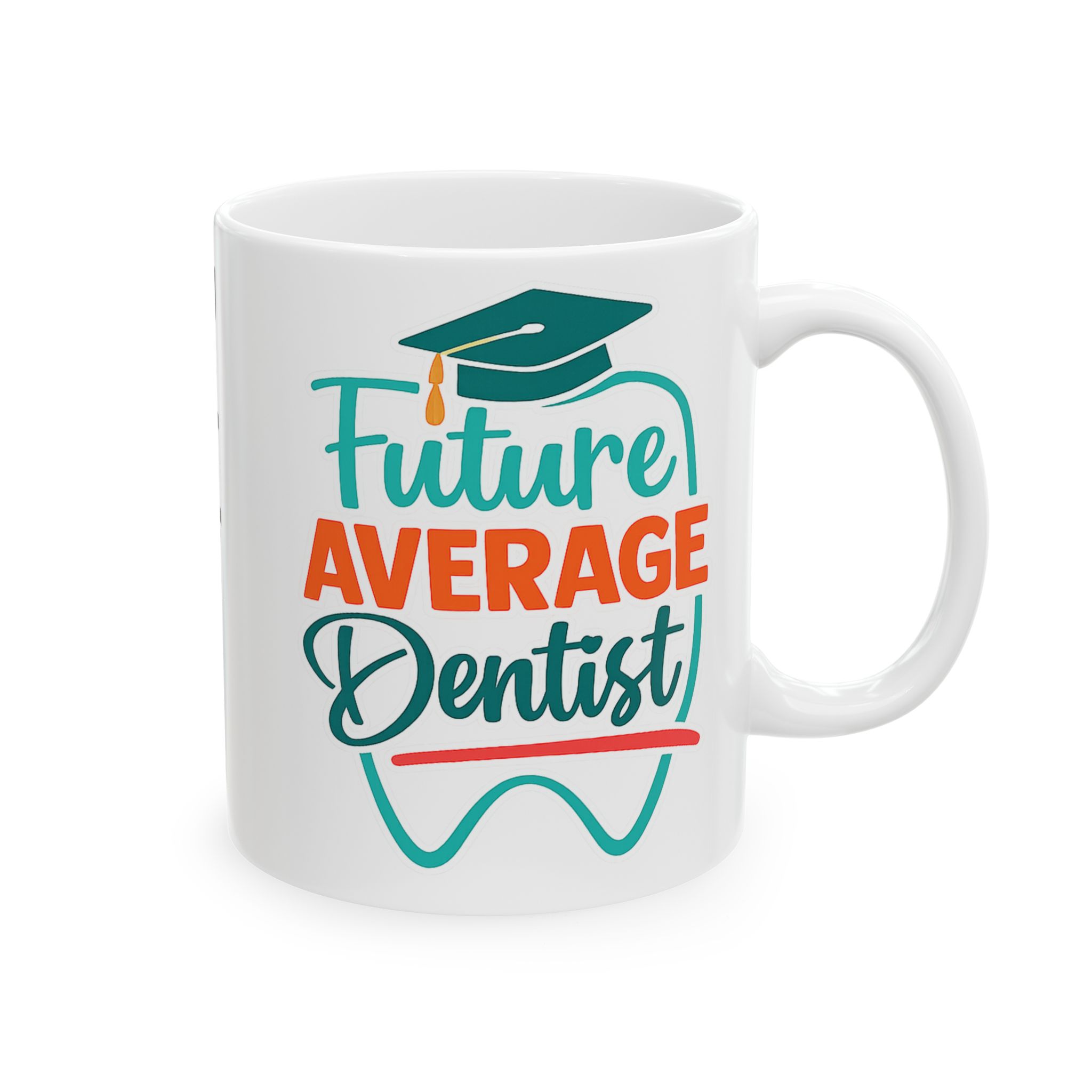 Graduation Doctor Mug — “Future Average Doctor” Personalized Ceramic Coffee Cup (11oz/15oz)