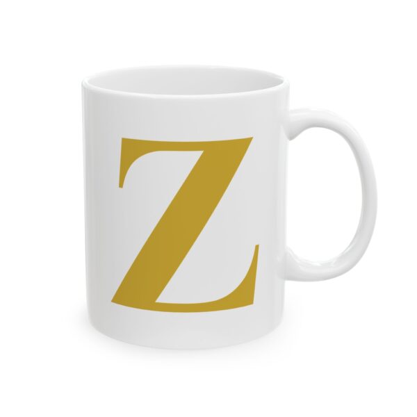8220044695453842935_2048.jpeg Gold Letter Z Monogram Mug – Gold Initial Alphabet Coffee Mug – 11oz/15oz Ceramic Mug
