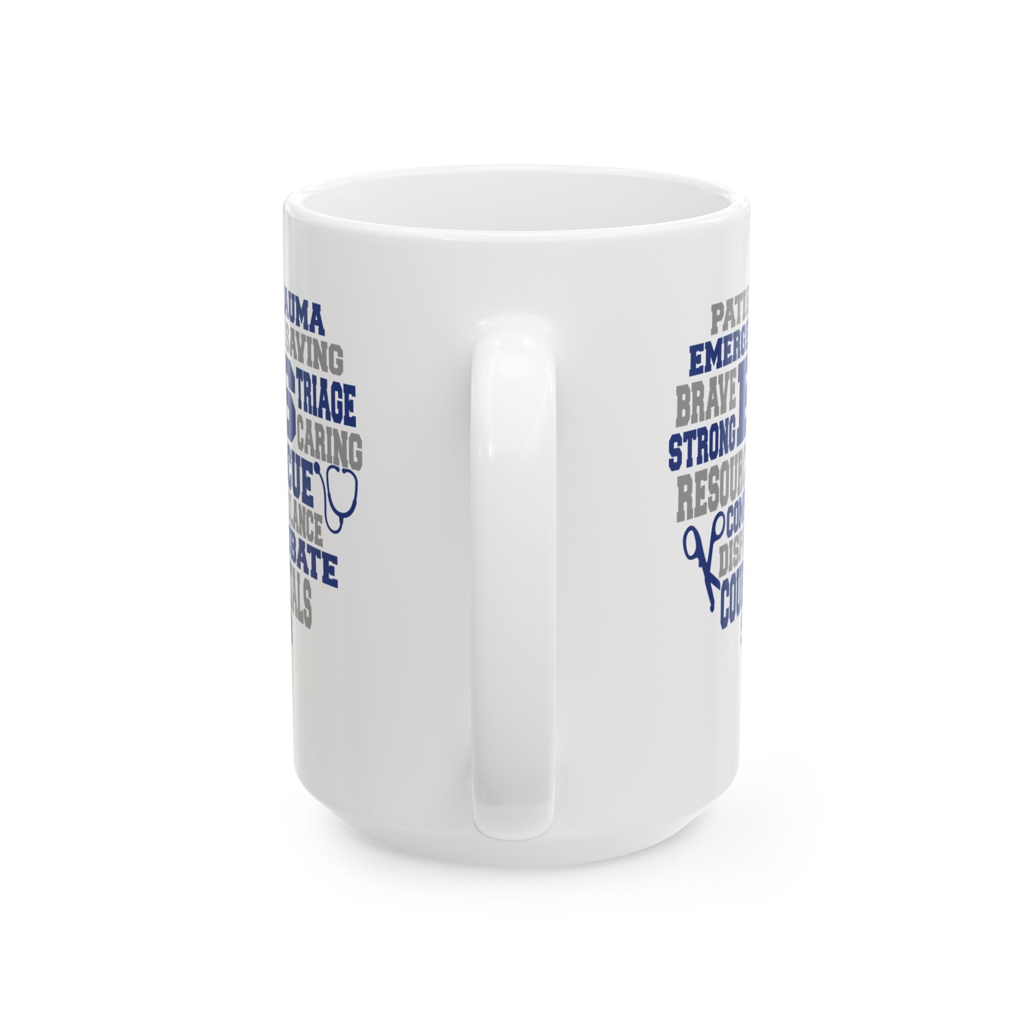 EMS (wordart) – Medical Coffee Mug – 11oz/15oz Ceramic Mug - Image 9
