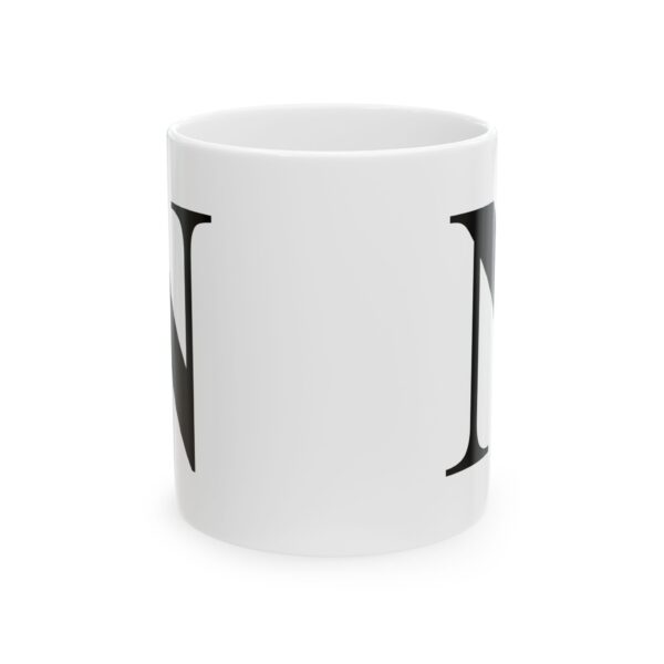 8246479682658391392_2048.jpeg Letter N Monogram Mug – Initial Alphabet Coffee Mug – 11oz/15oz Ceramic Mug