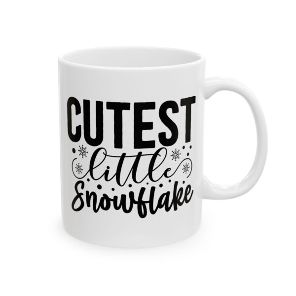 Cutest Little Snowflake Winter Mug – Cozy Winter Coffee Mug – 11oz/15oz Ceramic Mug