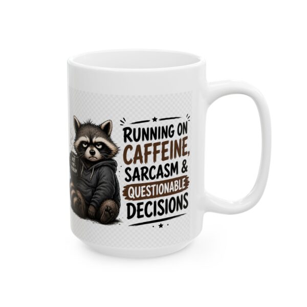 8365382953425796720_2048.jpeg Running on Caffeine Sarcasm and Questionable Decisions Funny Coffee Mug – Coffee Lover Gift – 11oz/15oz Ceramic Mug