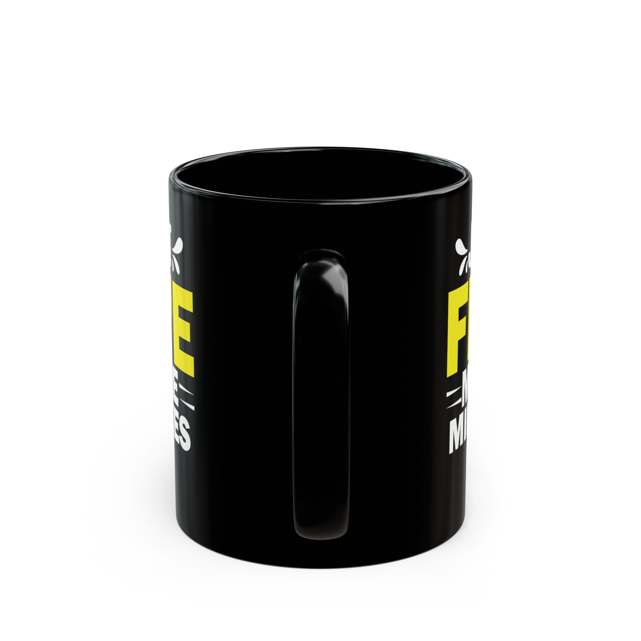 Just Five More Minutes Black Mug – Funny Gamer Coffee Mug – 11oz/15oz Ceramic Mug - Image 4
