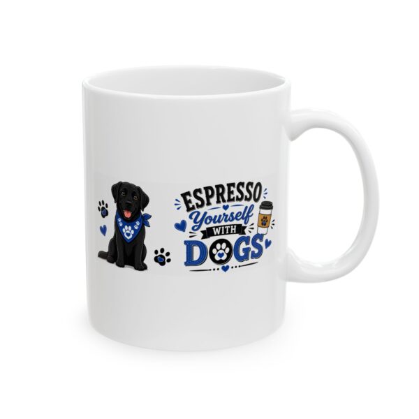 8475071334304770913_2048.jpeg Espresso Yourself with Dogs Black Labrador Dog Lover Mug – Dog Mom Dog Dad Coffee Mug – 11oz/15oz Ceramic Mug
