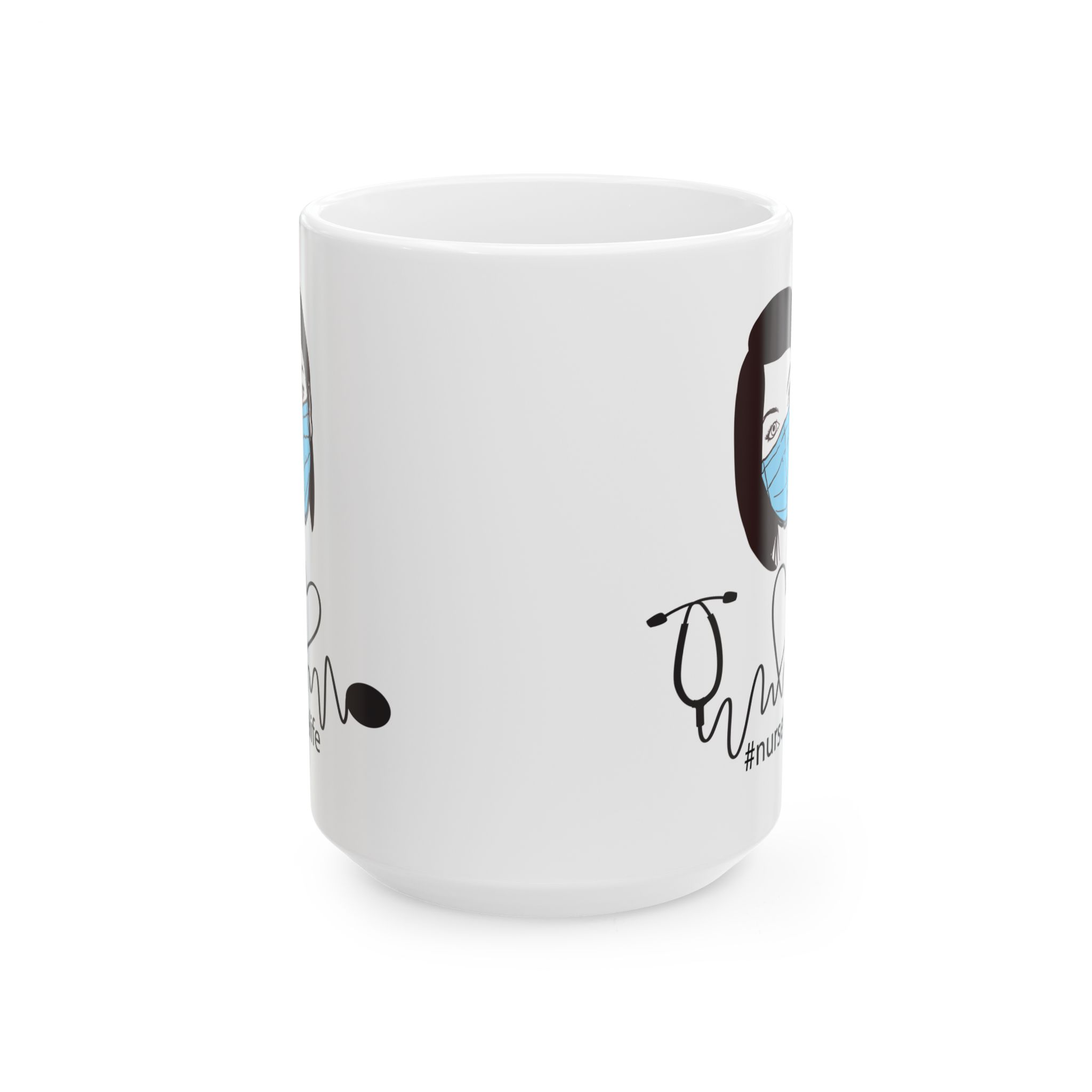 Nurselife – Medical Nurse Coffee Mug – 11oz/15oz Ceramic Mug - Image 7