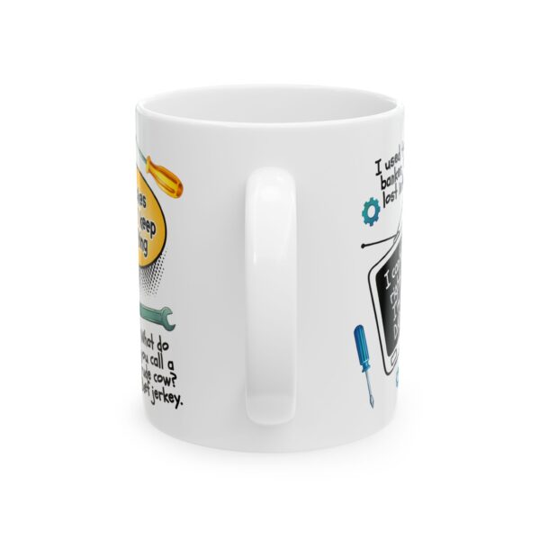 8555185047463708861_2048.jpeg Funny Dad Mug – "I Can't Talk Right Now, I'm Doing Dad Stuff" 11oz/15oz Coffee Cup