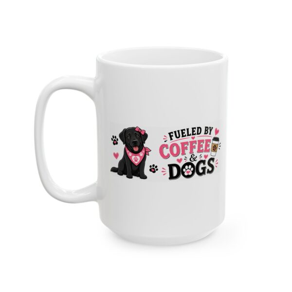 8556004921606226998_2048.jpeg Fueled by Coffee and Dogs Black Labrador Dog Lover Mug – Dog Mom Dog Dad Coffee Mug – 11oz/15oz Ceramic Mug