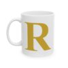 8557679330957176833_2048-1.jpeg Gold Letter R Monogram Mug – Gold Initial Alphabet Coffee Mug – 11oz/15oz Ceramic Mug