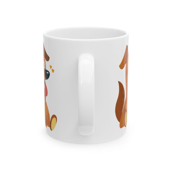 8572625745813410275_2048.jpeg Happy Orange Dog Dog Lover Mug – Cute Cartoon Puppy Coffee Mug – 11oz/15oz Ceramic Mug