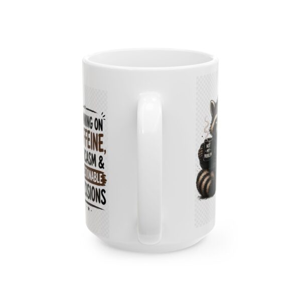 8656566294811472235_2048.jpeg Running on Caffeine Sarcasm and Questionable Decisions Funny Coffee Mug – Coffee Lover Gift – 11oz/15oz Ceramic Mug