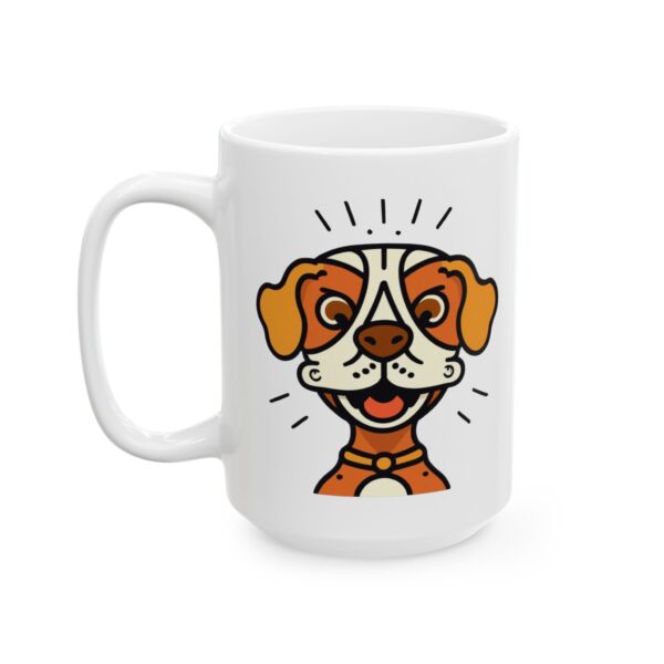 8695229135529242121_2048.jpeg Laughing Orange Hound Dog Lover Mug – Cute Cartoon Puppy Coffee Mug – 11oz/15oz Ceramic Mug