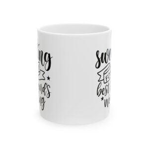 Sweating for My Best Friend's Wedding Wedding Mug – Wedding Party Coffee Mug – 11oz/15oz Ceramic Mug